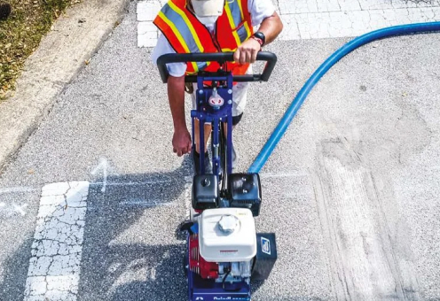 Удаление дорожной разметки в Ташкенте